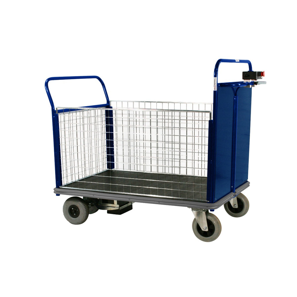 Apollo UK Powered Platform Trucks - Mesh End & Sides