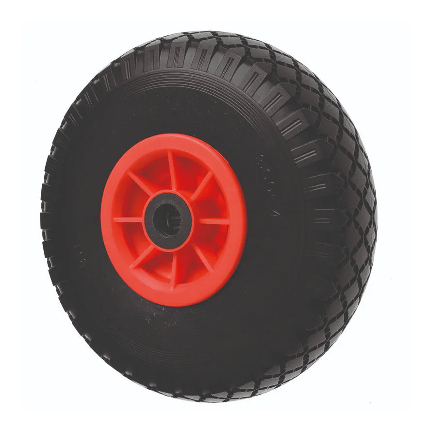 Puncture Proof Wheel with Red Polypropylene Centres
