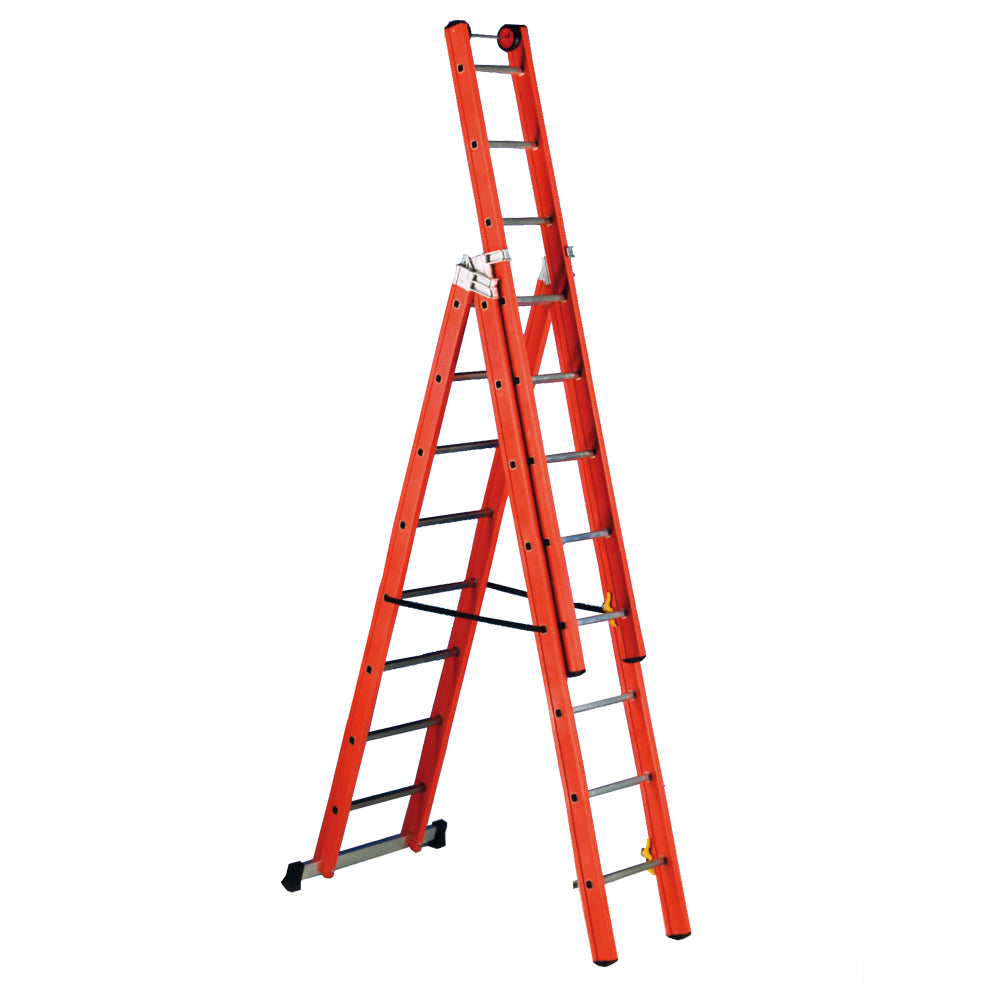 Premium Fibreglass 3 Way Combination Ladder