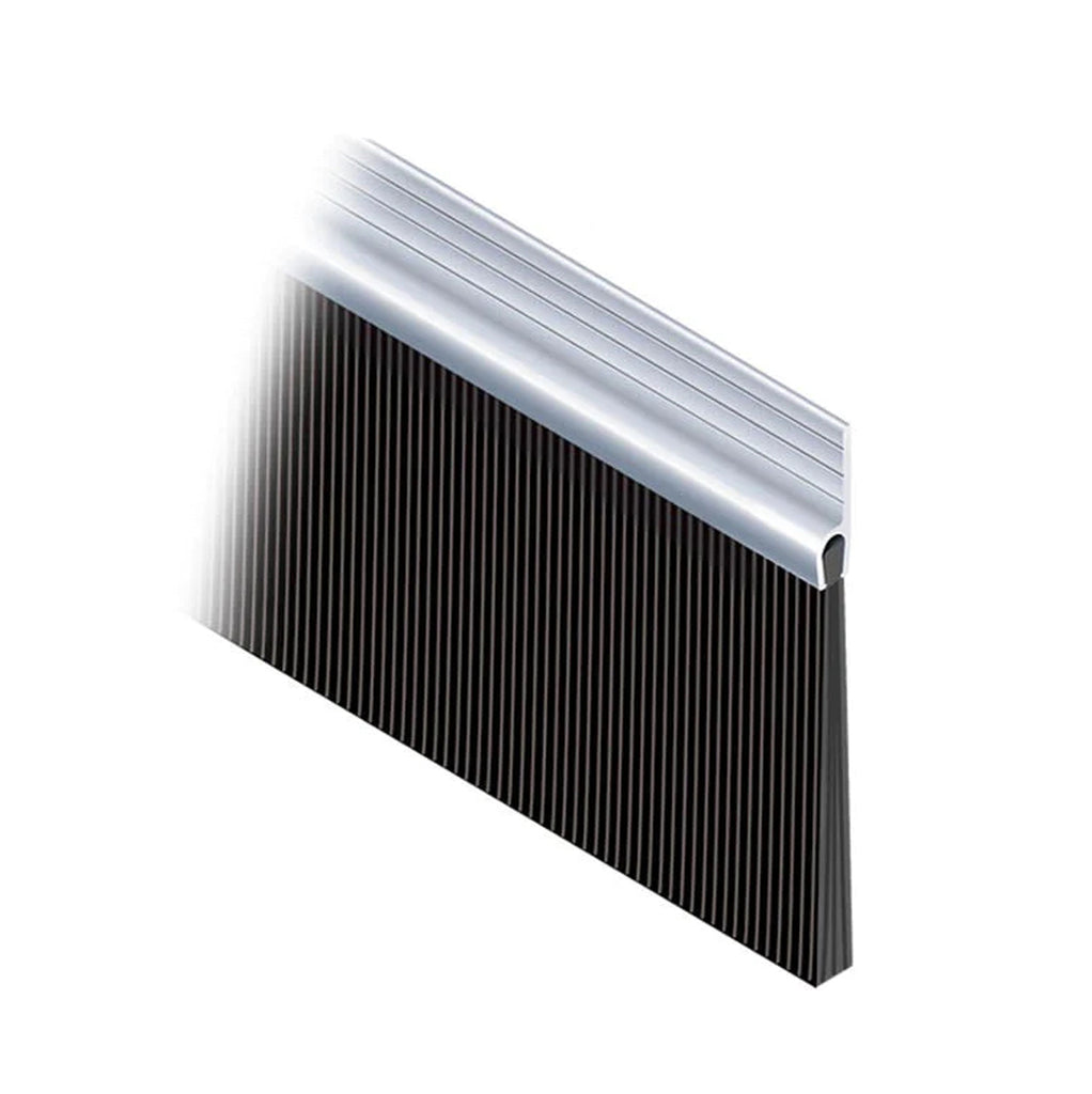 Top Brush Strip which can be installed at the upper edge of an industrial door, showcasing its dense bristles designed to block dust, drafts, and pests effectively
