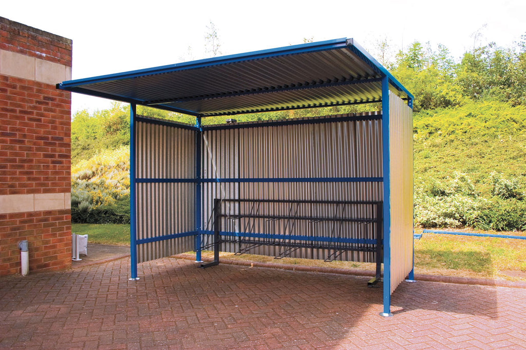 Traditional Cycle Shelters - Galvanised